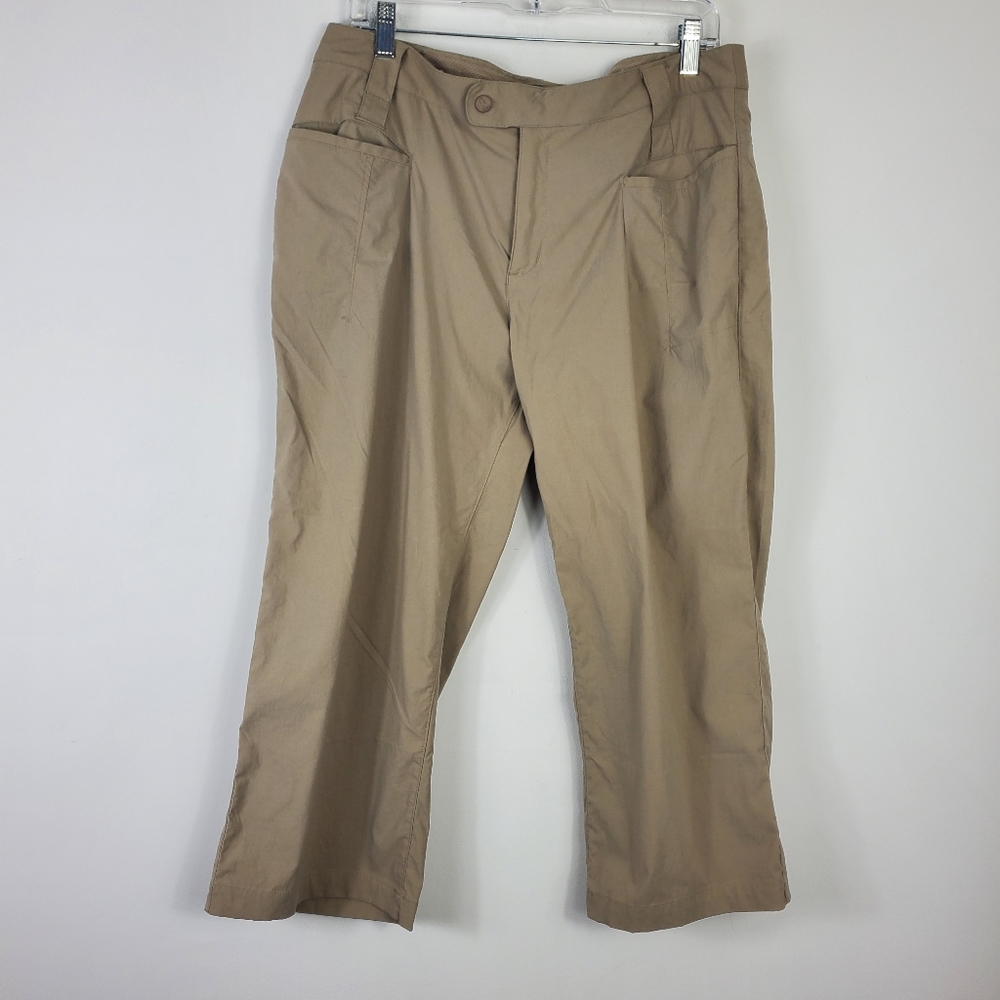 Royal Robbins Hiking Capri Pants Womens Size 12 Lightweight Outdoor Hiking Camp
